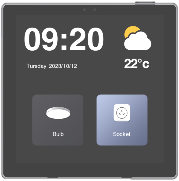 4-inch Wall-Mounted Touch Screen (POE)